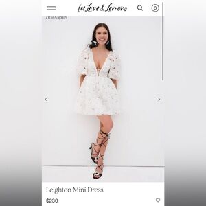 Leighton Mini Dress For Love & Lemons